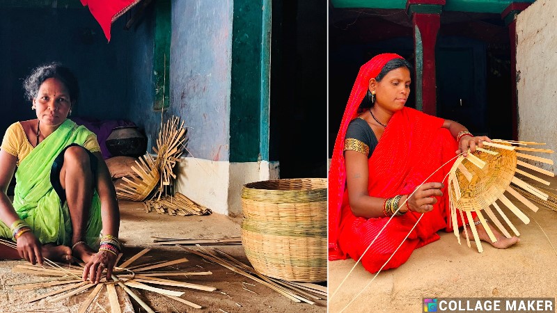 बांस शिल्प कला से मिल रही महिलाओं को आत्मनिर्भरता : महिलाओं को सशक्त बना रही महतारी वंदन योजना