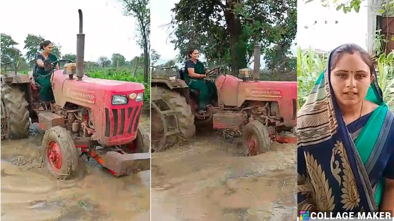 गायत्री ने बदली अपनी किस्मत : जैविक खेती और कृषि सखी बनकर बनीं लखपति दीदी, खेतों में चला रही ट्रैक्टर,  परिवार की बनी मजबूत ढाल