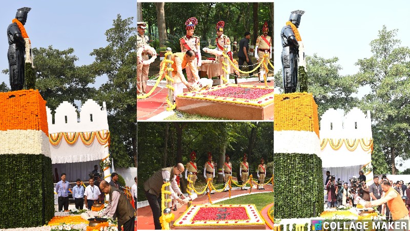 पुलिस स्मृति दिवस परेड में हुए शामिल राज्यपाल और मुख्यमंत्री : पुलिस के शहीद वीर जवानों को नमन करते हुए शहीद स्मारक में पुष्पचक्र अर्पित कर उन्हें भावभीनी श्रद्धांजलि दी