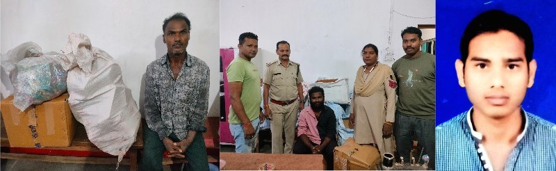 दीपावली से पहले पुलिस की बड़ी कार्यवाही : जब्त किए लाखों रुपये के अवैध पटाखे….तीन आरोपियों पर विस्फोटक अधिनियम के अंतर्गत की गई कार्यवाही.