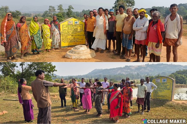 जशपुर : संविधान दिवस पर अमृत सरोवर स्थल में हुआ विविध कार्यक्रमों का आयोजन, सरोवर स्थलों में ग्रामीणों ने मिलकर मनाया संविधान दिवस की खुशियाँ