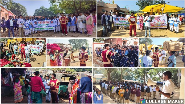 जशपुर : बाल विवाह मुक्त भारत के लिए जागरूकता अभियान जारी, स्वयंसेवक बाल विवाह जैसी कुप्रथा के खिलाफ शक्तिमान अवतार में लोगों को कर रहे जागरूक