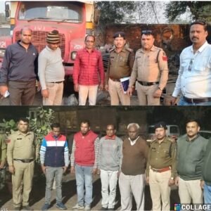 रायगढ़ से चोरी ट्रक रायपुर में कटा, पुलिस ने 4 आरोपियों को दबोचा