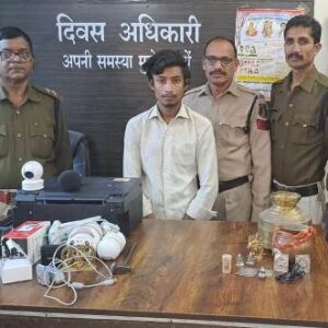 चोरी के दो प्रकरण में पुलिस की त्वरित कार्यवाही : रिपोर्ट के महज 24 घंटों के भीतर आरोपी गिरफ्तार
