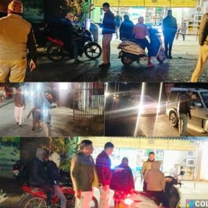 सूरजपुर पुलिस का वाहन चेकिंग अभियान : ड्रंक एंड ड्राईव पर की जा रही कार्यवाही.