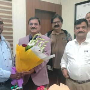 श्री जे.एस.नेताम की विदाई : श्री एम जामुलकर ने संभाली रायपुर शहर क्षेत्र की कमान.