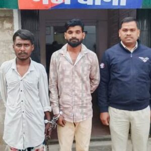 रायपुर : धारदार हथियार के साथ दो आरोपी गिरफ्तार, जेल भेजे गए