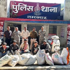 रायगढ़ अपराध : जिंदल कंपनी में स्टोर से 400 किलो कॉपर चोरी का पर्दाफाश…पाँच चोर गिरफ्तार, चोरी का माल बरामद.