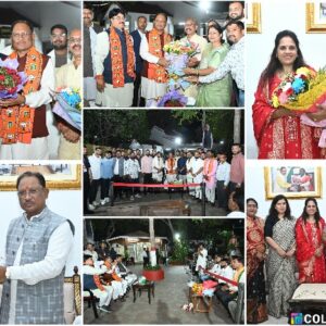 मुख्यमंत्री विष्णु देव साय से दुर्ग एवं धमतरी के नवनिर्वाचित मेयर सहित पार्षदों ने की मुलाकात : कहा – वार्डों का सर्वांगीण विकास पार्षदों की प्राथमिकता में हो