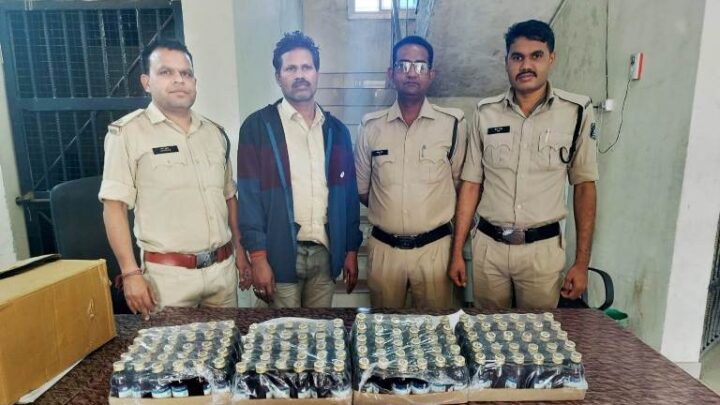 पुलिस का नशे के खिलाफ प्रहार: इलाहाबाद से रायपुर परिवहन करते  120 नशीली कफ सिरप “वनरेक्स” और 6 लाख की कार जब्त, रायपुर निवासी आरोपी गिरफ्तार