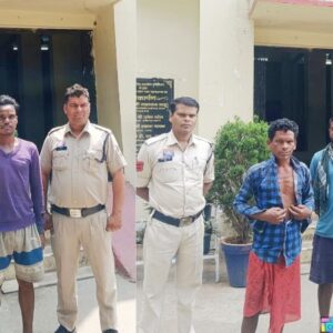 गबन के मामले में फरार चल रहे तीन स्थायी वारंटियों को पुलिस ने गिरफ्तार कर किया न्यायालय पेश