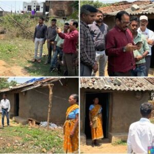 जशपुर में योजनाओं की धरातल पर पड़ताल : आवास प्लस 2.0 हितग्राही से सीधा संवाद और निर्माण कार्यों का किया निरीक्षण
