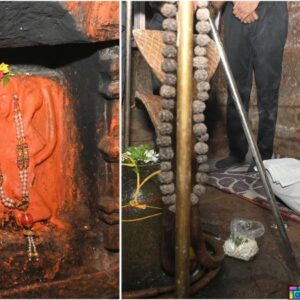 मुख्यमंत्री ने तेरहवीं शताब्दी के प्राचीन शिव व हनुमान मंदिर के किए दर्शन