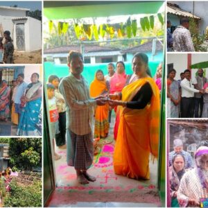 जशपुर जिले के 4322 ग्रामीणों को मिला नया आशियाना : ग्राम पंचायतों में कराया गया गृह प्रवेश का कार्यक्रम