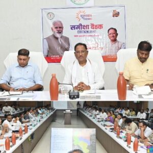 मुख्यमंत्री विष्णु देव साय ने बीजापुर में सुशासन तिहार के तीसरे चरण की समीक्षा करते हुए दिए निर्देश– शिक्षा, पेयजल, रोजगार और आत्मसमर्पित नक्सलियों के पुनर्वास को मिले सर्वोच्च प्राथमिकता