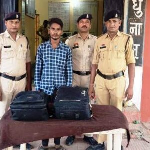 जांजगीर-चांपा : गांजा तस्करी मामले में युवक और किशोर धराए, आरोपियों के विरुद्ध धारा 20B, NDPS ACT के तहत की गई कार्यवाही, भेजा गया न्यायिक अभिरक्षा में.
