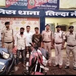 तिल्दा नेवरा हत्याकांड : गाली-गलौच से शुरू हुआ विवाद बना खूनखराबे की वजह, सीमेंट पोल से चेहरा कुचलकर की बेरहमी से हत्या, दो नाबालिग सहित चार आरोपी गिरफ्तार.