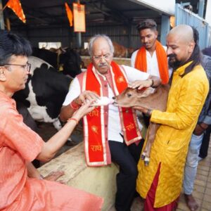 गौ माता की सेवा ही सच्ची सेवा: बृजमोहन अग्रवाल
