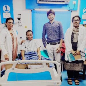 साउथ अफ्रीका के मरीज की हुई अम्बेडकर अस्पताल में सफल सर्जरी : पित्ताशय की पथरी की समस्या से जूझ रही थी मरीज, पं. नेहरू चिकित्सा महाविद्यालय एवं अम्बेडकर अस्पताल के सर्जरी विभाग में हुई सफल लेप्रोस्कोपिक कोलेसिस्टेक्टॉमी