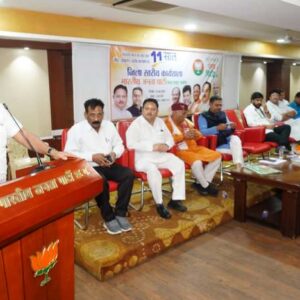 श्यामा प्रसाद मुखर्जी से मोदी तक का राष्ट्रवादी मार्ग, भाजपा की 11 वर्षों की उपलब्धियों का जन-जागरण अभियान प्रारंभ, रामराज्य की पुनर्स्थापना का बिगुल, संकल्प से सिद्धि कार्यक्रम में बृजमोहन बोले – ‘मोदी हैं, तो मुमकिन है’.