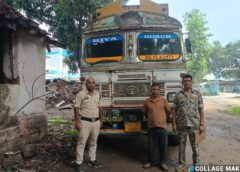 छाल पुलिस की नाकेबंदी में पकड़ा गया अवैध कबाड़ से भरा ट्रक, 6.35 लाख का 20 टन स्क्रैप बरामद, ट्रक सहित चालक गिरफ्तार, अपराध दर्ज.