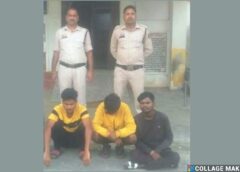 बलरामपुर खदान में बड़ी चोरी की साजिश : रात के अंधेरे में खदान में घुसकर चोरी की तैयारी, पुलिस ने पकड़े कबाड़ी गैंग के 4 सदस्य, एक बालक भी शामिल, पुलिस की घेराबंदी में पकड़े गए आरोपी, वाहन छोड़कर भागे थे चोर.