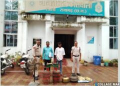 खाली मकान में चोरी का राजफाश : सूना मकान बना चोरों का निशाना, गैस सिलेंडर व बर्तन समेत चोरी का सामान किया बरामद, कोतवाली पुलिस ने नाबालिग समेत दो आरोपी को किया गिरफ्तार, न्यायिक अभिरक्षा में भेजा जेल.
