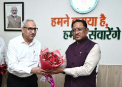 भिलाई स्टील प्लांट के नए निदेशक चित्त रंजन महापात्र ने की मुख्यमंत्री विष्णुदेव साय से शिष्टाचार भेंट, मिली विकास कार्यों में सहयोग की अपील