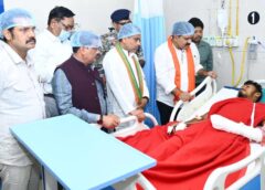 आईईडी विस्फोट और भालू के हमले में घायल ग्रामीण और जवान दोनों से मिले उपमुख्यमंत्री विजय शर्मा, भावुक हुए ग्रामीणों की हालत देख कर, नक्सली हिंसा और वन्यजीव हमले के दोनों लोगों से मिले छत्तीसगढ़ के उपमुख्यमंत्री, मौके पर ही दिए गहन इलाज के सख्त निर्देश.