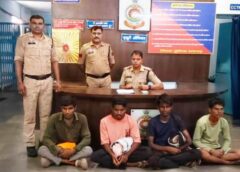 लिटाईपाली नाला पुल बना था बदमाशों का अड्डा : रात में डंडे और मुक्कों से हमला कर मोबाइल लूटने वाले गिरोह का भंडाफोड़, पुलिस ने चार लुटेरों को रंगेहाथ दबोचा, पुलिस ने किया गिरफ्तार,भेजा गया न्यायिक रिमांड पर.