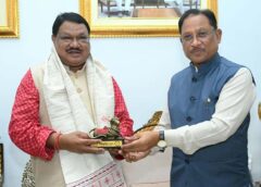 मुख्यमंत्री विष्णु देव साय से केंद्रीय जनजातीय कार्य मंत्री जुएल ओराम की सौजन्य मुलाकात, जनजातीय विकास पर हुई विस्तृत चर्चा