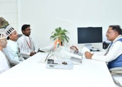 मुख्यमंत्री विष्णु देव साय से मिले अखिल भारतीय रामनामी महासभा के प्रतिनिधि — नंदेली में होने वाले रामनामी मेला एवं संत समागम का दिया आमंत्रण