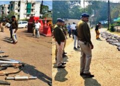 यातायात नियमों पर सख्ती : रायगढ़ में गूंजा पुलिस का एक्शन ! रायगढ़ में जब्त 200 तेज आवाज वाले साइलेंसर मिनटों में रोड़ रोलर से हुए चकनाचूर.