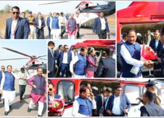 कोरबा पहुंचे मुख्यमंत्री विष्णु देव साय, उपमुख्यमंत्री अरुण साव और वित्त मंत्री ओपी चौधरी—कलेक्टर-एसपी ने किया औपचारिक स्वागत