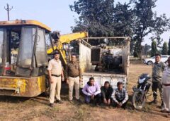 पूंजीपथरा में सनसनीखेज चोरी का खुलासा : जनरेटर चोरी गैंग का भंडाफोड़ ! हाइड्रा से BSNL टावर का जनरेटर उखाड़ ले गए थे आरोपी, हाइड्रा, पिक-अप, बाइक समेत लाखों की जप्ती, पुलिस ने तीन चोरों को किया गिरफ्तार.