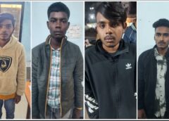 पेट्रोल पंपों पर धावा बोलने वाला गैंग गिरफ्तार! चाकू की नोक पर लूट और रात के सन्नाटे में चोरी करने वाले 4 आरोपी व 1 बालक पुलिस की गिरफ्त में