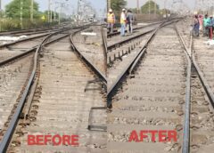 निपानिया यार्ड में ऐतिहासिक ट्रैक लेआउट सुधार, रायपुर रेल मंडल में ट्रेनों की रफ्तार हुई दोगुनी