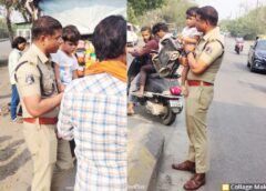भारी वाहनों के बीच खेल रहा था मासूम, अचानक रुकी पुलिस की गाड़ी और बदल गई किस्मत ! मीटिंग में जा रहे थे एडिशनल एसपी, रास्ते में दिखा अकेला बच्चा—एक किलोमीटर गोद में लेकर खोज कर  मिलाया मां से.