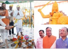 ग्राम ओड़ान में CM विष्णुदेव साय की आस्था और गौरव का संगम: बड़ादेव पूजा कर मांगी प्रदेश की खुशहाली, वीर नारायण सिंह व रानी दुर्गावती की प्रतिमाओं का भव्य अनावरण