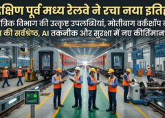SECR का दमदार प्रदर्शन: वैगन-कोच मेंटेनेंस में रिकॉर्ड वृद्धि, AI तकनीक और आधुनिक सुविधाओं से रेलवे ने गुणवत्ता, सुरक्षा और नवाचार के क्षेत्र में बनाई नई पहचान