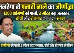 “मनरेगा से बदली किस्मत”—विष्णुदेव साय के विजन से पनारी नाला हुआ पुनर्जीवित, 1200 ग्रामीणों को पेयजल-सिंचाई की सुविधा, 2 मीटर बढ़ा जलस्तर और किसानों की आय में बड़ा इजाफा