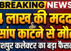 सांप काटने से हुई मौत पर प्रशासन का सहारा: जशपुर कलेक्टर ने प्रभावित परिवार को 4 लाख की आर्थिक मदद दी, राहत की पहल