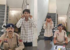 त्यौहार के बीच चाकू लेकर घूम रहे थे युवक, पुलिस ने मौके पर किया काबू, जुलूस में हथियार लहराते दो युवक गिरफ्तार.