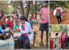 मुख्यमंत्री स्वस्थ बस्तर अभियान : 13 किलोमीटर पैदल चलकर स्वास्थ्य टीम पहुंची बड़ेपल्ली, 227 ग्रामीणों की जांच