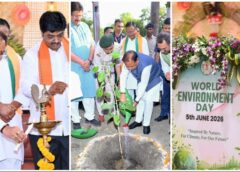 विश्व पर्यावरण दिवस पर मुख्यमंत्री विष्णु देव साय ने किया ‘एक पेड़ माँ के नाम’ अभियान 2026-27 का शुभारंभ, राजीव स्मृति वन में बरगद का पौधा लगाकर दिया पर्यावरण संरक्षण का संदेश
