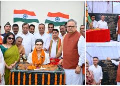 भाटापारा में इतिहास और गौरव का संगम: विधानसभा अध्यक्ष डॉ. रमन सिंह ने किया छत्तीसगढ़ महतारी और 1971 युद्ध के वीर शहीद श्रीकृष्ण गजानन खोण्डे की प्रतिमाओं का भव्य अनावरण