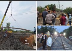 रेलवे ने रचा नया कीर्तिमान: महज एक महीने में पूरा हुआ 26 मीटर स्पैन गर्डर का चुनौतीपूर्ण डी-लॉन्चिंग कार्य