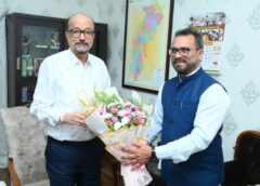 राज्यपाल श्री डेका से प्रधान मुख्य वन संरक्षक श्री अरुण कुमार पाण्डेय ने की सौजन्य भेंट