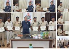 देशी कट्टा लहराकर फैला रहा था दहशत, पुलिस ने दबोचा! खुर्सीपार की त्वरित कार्रवाई पर छह अधिकारी-कर्मचारी सम्मानित, टीम को मिला ₹1100 का नगद पुरस्कार