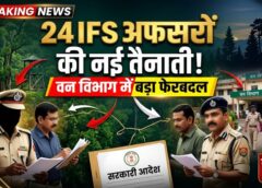 छत्तीसगढ़ वन विभाग में बड़ा प्रशासनिक उलटफेर! 24 IFS अधिकारियों की नई तैनाती, कई जिलों और टाइगर रिजर्व की बदली कमान